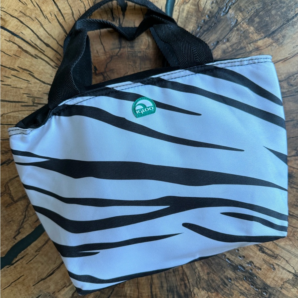 Zebra Print Insulated Lunchbag